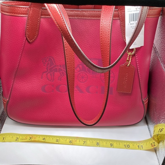NWT authentic Coach bag Red Leather - Picture 3 of 13